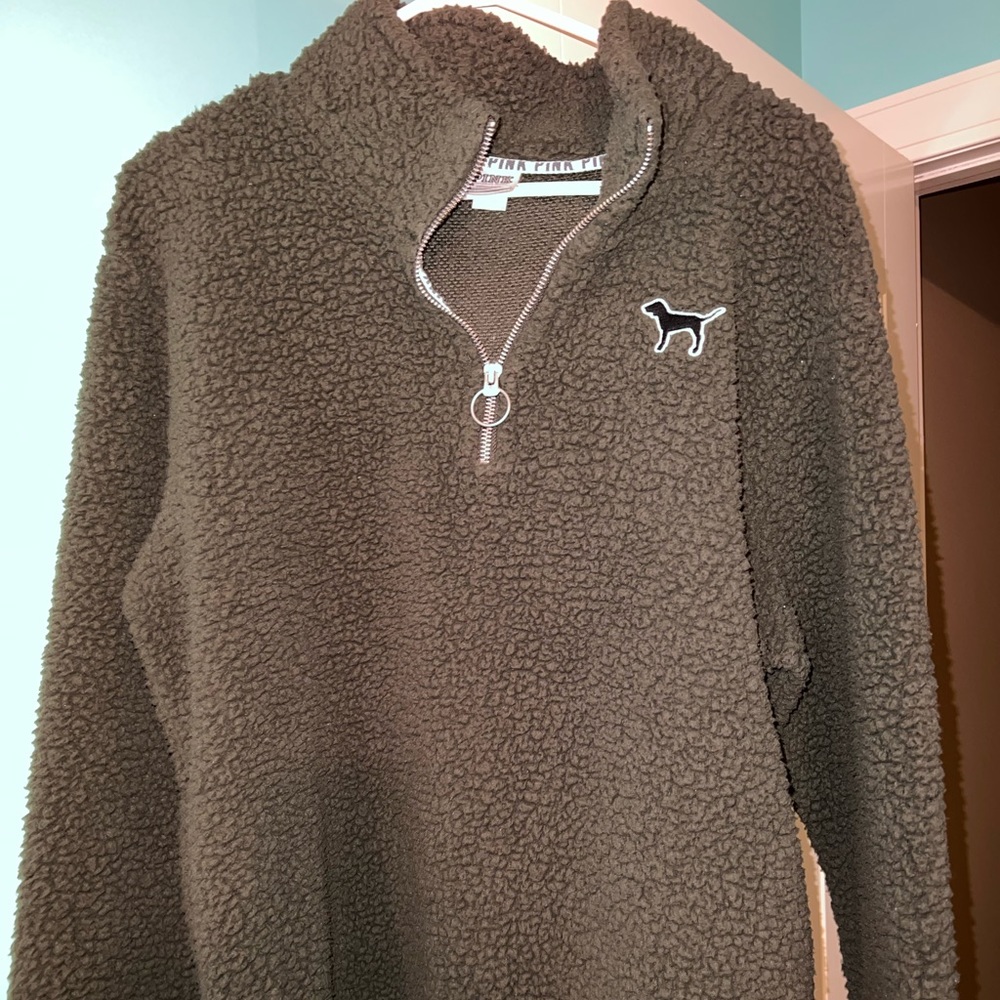 hunter green Sherpa